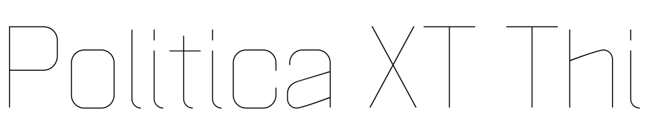 Politica XT Thin Font Download Free