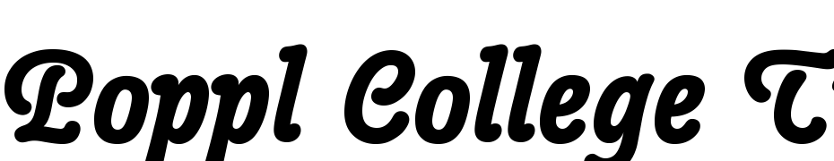 Poppl College R Fuente Descargar Gratis