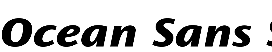 Ocean Sans Std Extra Bold Extended Italic Font Download Free