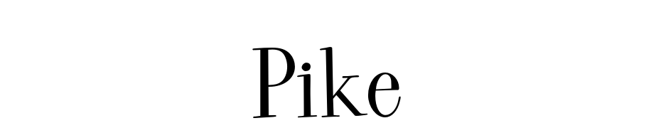 Pike Font Download Free