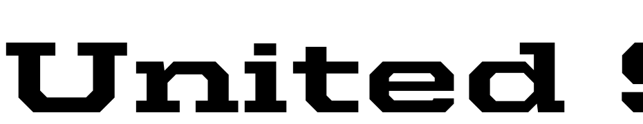 United Serif Ext Heavy Font Download Free