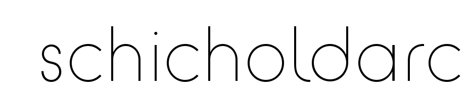 Tschicholdarchitype Normal Font Download Free