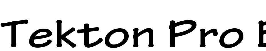 Tekton Pro Bold Extended Font Download Free