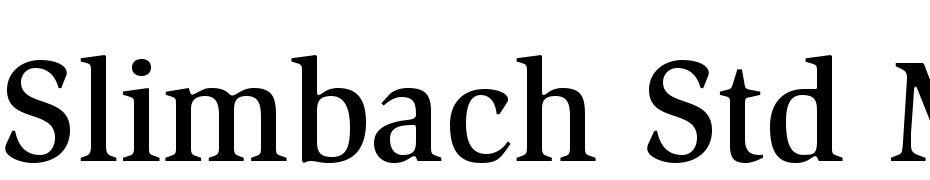 ITC Slimbach Std Medium Font Download Free