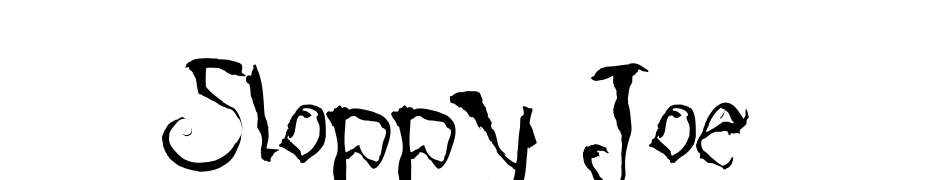 Sloppy Joe Font Download Free