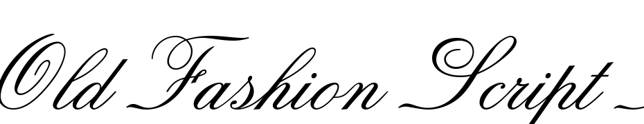 Old Fashion Script AT Font Download Free