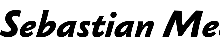 Sebastian Medium UCF Bold Italic Font Download Free