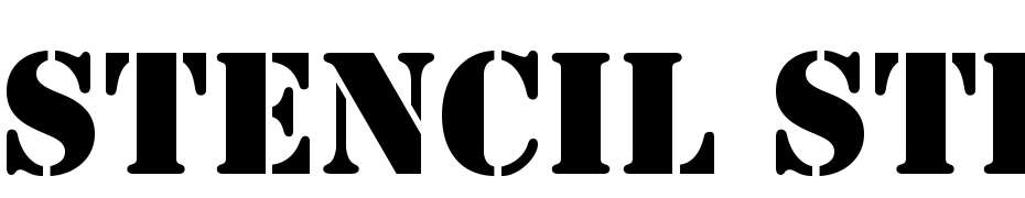 Stencil Std Bold Fuente Descargar Gratis