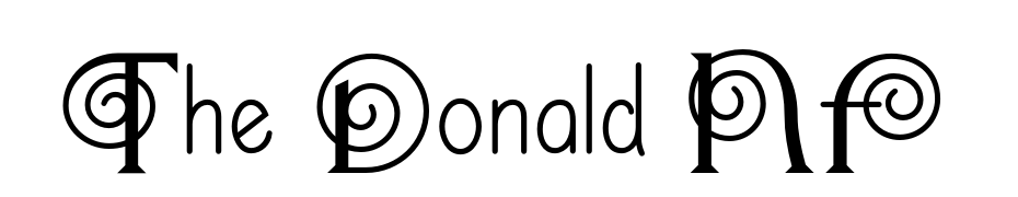 The Donald NF Font Download Free