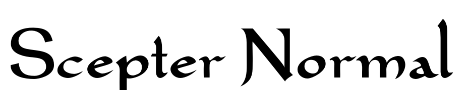 Scepter Normal Font Download Free
