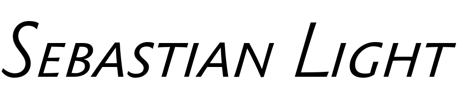 Sebastian Light SC Italic Font Download Free