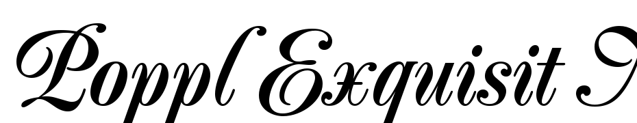 Poppl Exquisit Medium Font Download Free