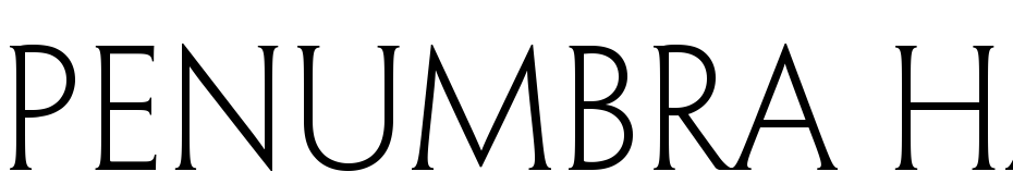 Penumbra Half Serif Std Light Font Download Free