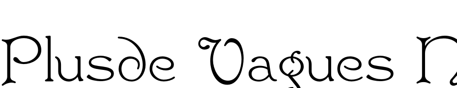 Plusde Vagues NF Font Download Free