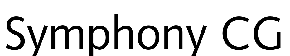 Symphony CG Font Download Free