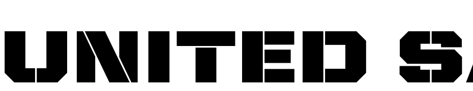 United Sans Semi Ext Stencil Font Download Free
