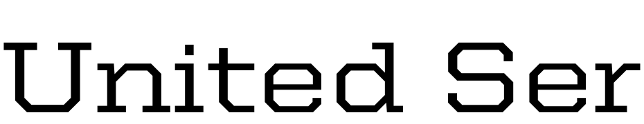 United Serif Semi Ext Medium Font Download Free