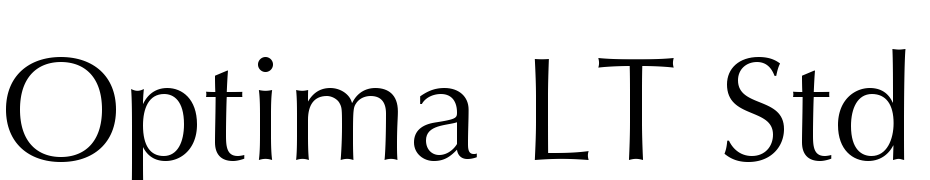 Optima LT Std Roman Font Download Free