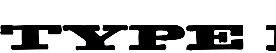 Type No7 Font Download Free