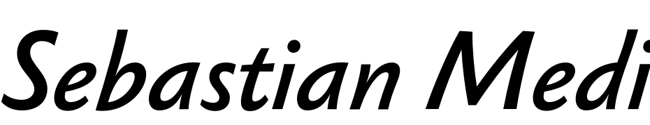 Sebastian Medium UCF Italic Font Download Free