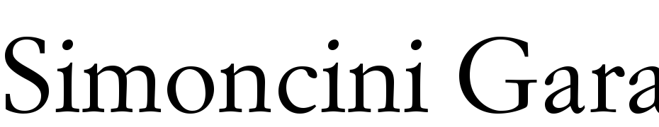 Simoncini Garamond Std Roman cкачати шрифт безкоштовно
