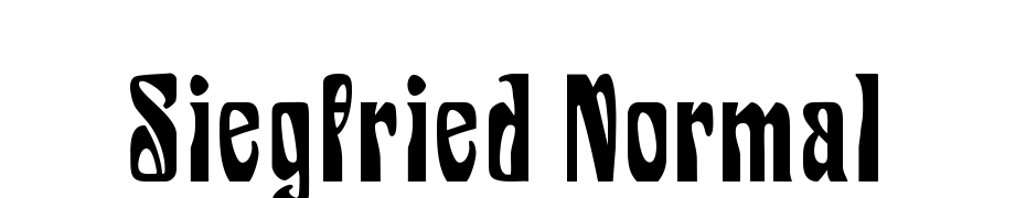 Siegfried Normal Font Download Free