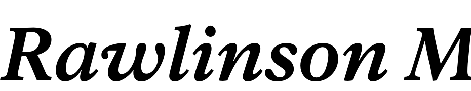 Rawlinson Md Heavy Italic Font Download Free