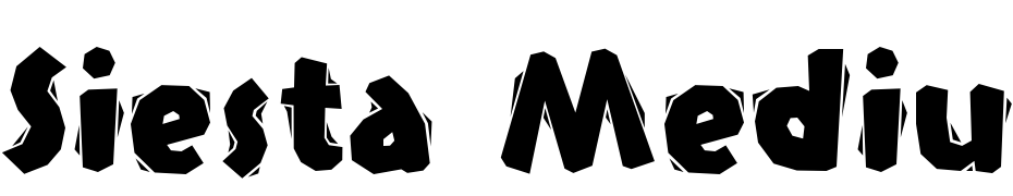 Siesta Medium Font Download Free