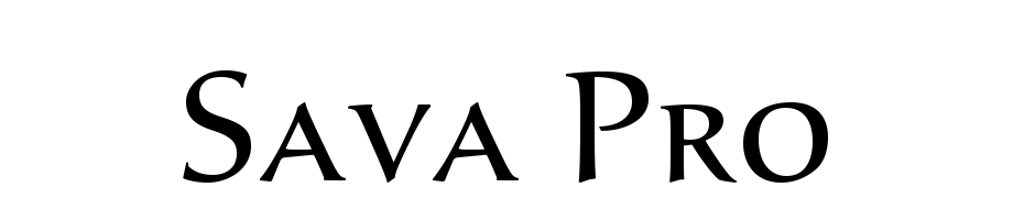Sava Pro Font Download Free