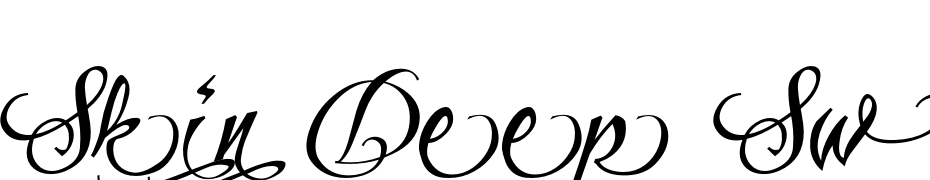 Skin Deep Swashes BB Font Download Free