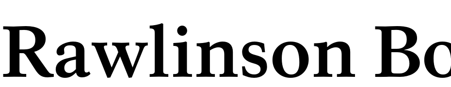 Rawlinson Bold Font Download Free