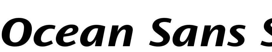 Ocean Sans Std Bold Extended Italic Font Download Free