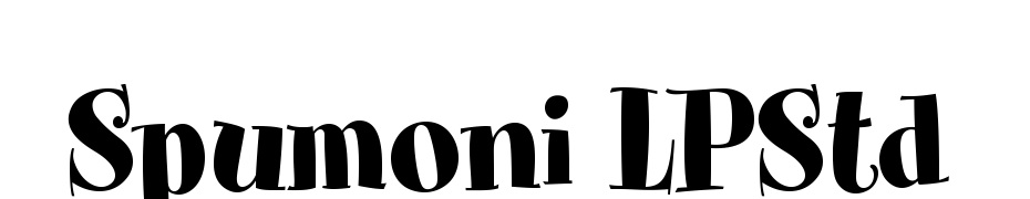 Spumoni LP Std Font Download Free