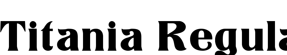Titania Regular Font Download Free