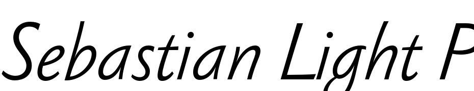 Sebastian Light Pro Italic Font Download Free