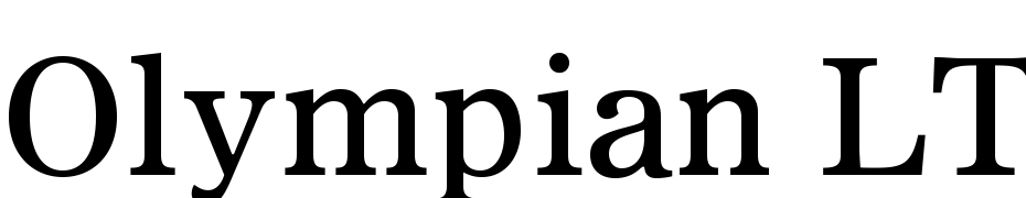 Olympian LT Std Roman Font Download Free