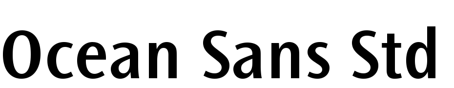 Ocean Sans Std Semibold Font Download Free