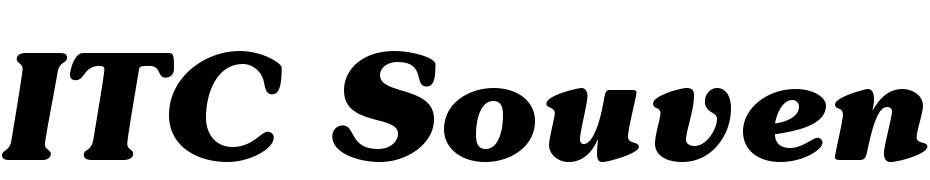 ITC Souvenir Std Bold Italic Font Download Free