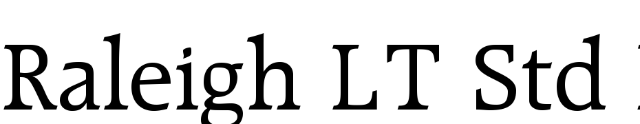 Raleigh LT Std Roman Font Download Free