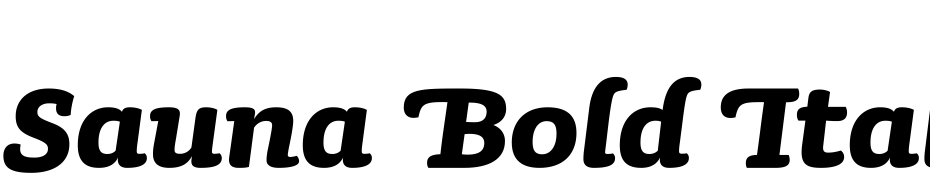 Sauna Bold Italic Swash Polices Telecharger