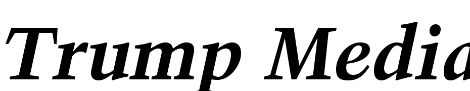 Trump Mediaeval LT Std Bold Italic Font Download Free