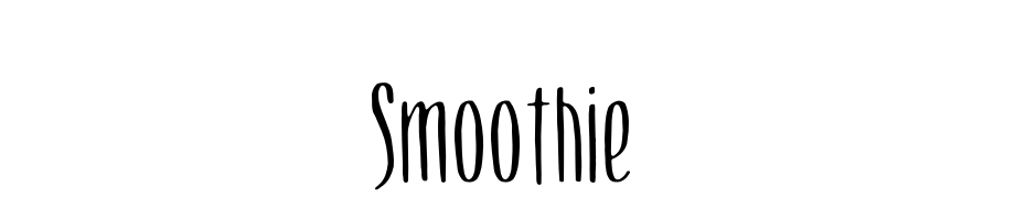 Smoothie Font Download Free