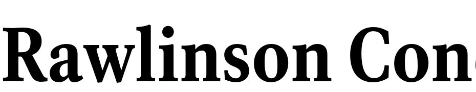 Rawlinson Cond Md Heavy Font Download Free