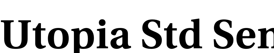 Utopia Std Semibold Caption cкачати шрифт безкоштовно