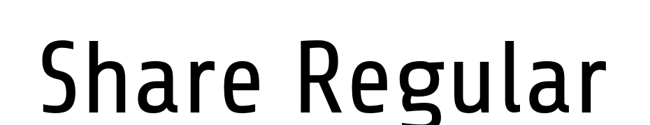 Share Regular Font Download Free