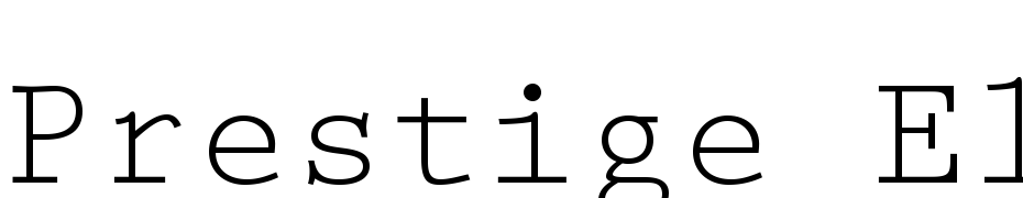 Prestige Elite Std Font Download Free