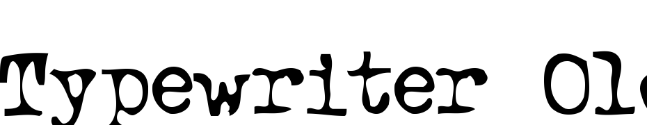 Typewriter Oldstyle Font Download Free