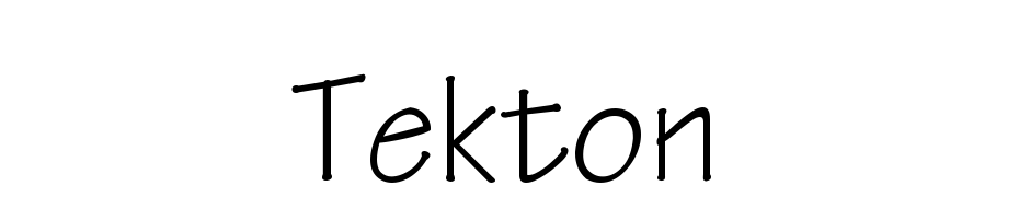 Tekton Font Download Free