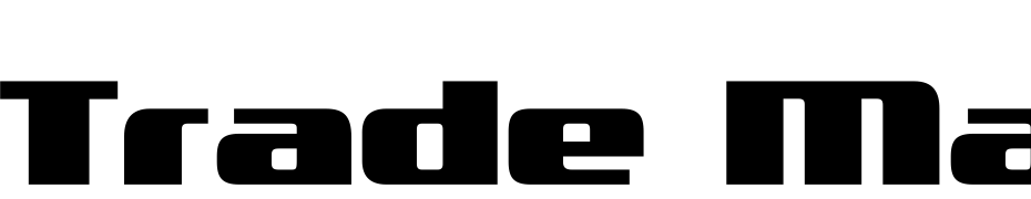 Trade Marker Fat Font Download Free