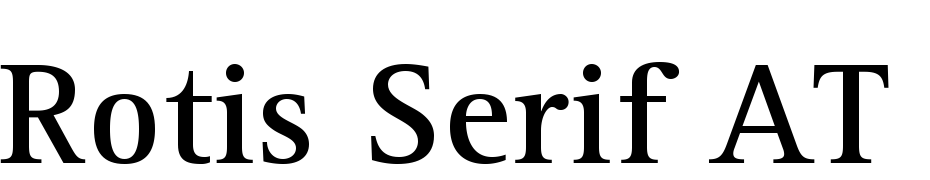 Rotis Serif AT Bold Font Download Free